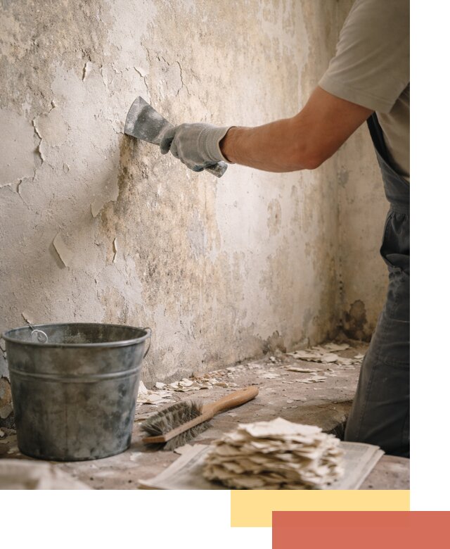 Удаление старой краски со стен в Ленинске-Кузнецком качественно и быстро