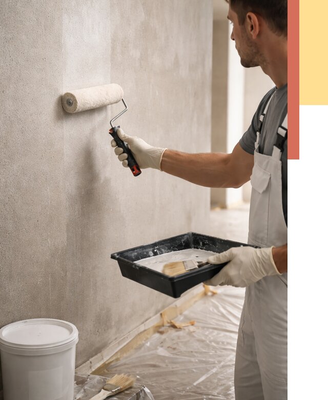 Грунтовка стен в Ленинске-Кузнецком от 2249 руб. м2 — быстро, недорого, с материалом | ОТДЕЛОЧНИК-Лнн