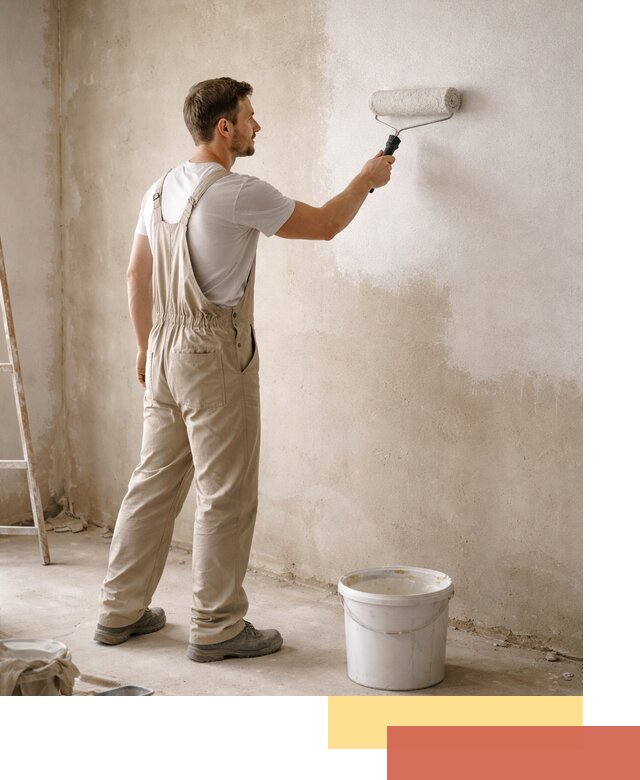 Грунтовка стен под отделку в Ленинске-Кузнецком профессиональным раствором