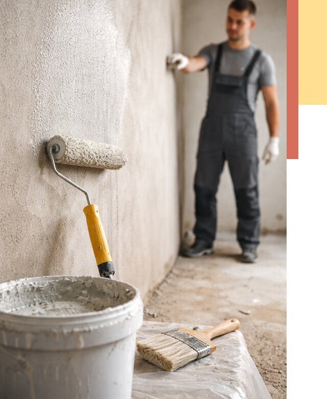 Нанесение бетоноконтакта на стены в Ленинске-Кузнецком от 4293 руб. быстро и недорого | ОТДЕЛОЧНИК-Лнн