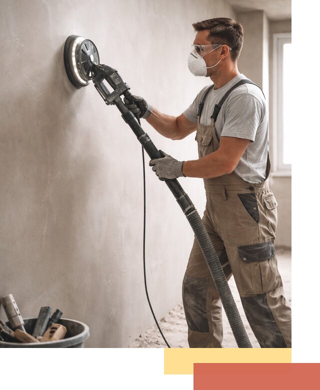 Профессиональная шлифовка стен в Ленинске-Кузнецком быстро и качественно