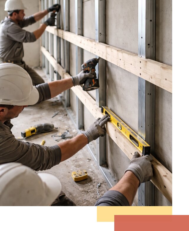 Устройство обрешетки под панели в Ленинске-Кузнецком