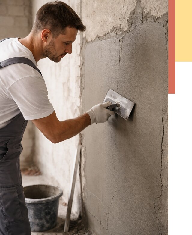 Штукатурка стен под плитку в Ленинске-Кузнецком от 4293 руб./м2 — выравнивание под плитку | ОТДЕЛОЧНИК-Лнн