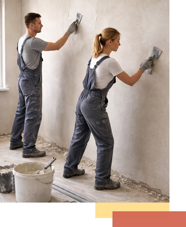 Штукатурка стен под обои в Ленинске-Кузнецком профессионально и быстро