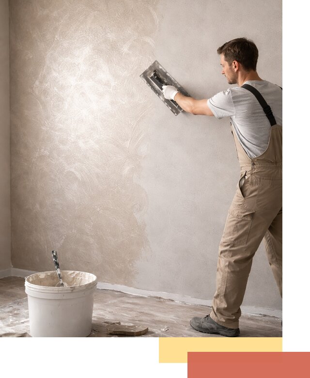 Декоративная штукатурка «Мокрый шелк» под ключ в Ленинске-Кузнецком