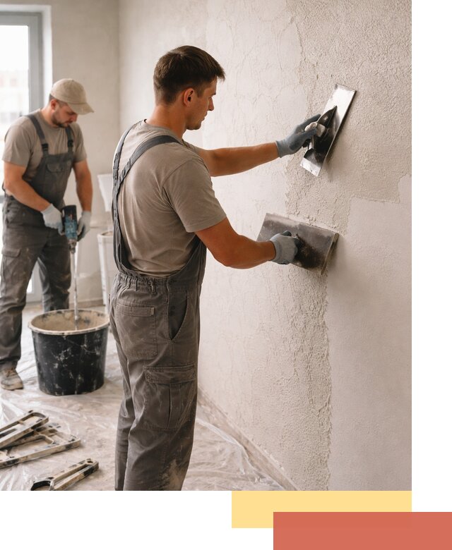 Структурная штукатурка стен в Ленинске-Кузнецком — качественная отделка поверхностей