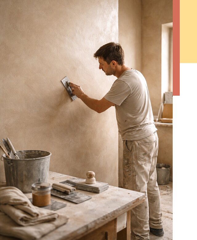 Марокканская штукатурка таделакт в Ленинске-Кузнецком под ключ от 4293 руб. | ОТДЕЛОЧНИК-Лнн
