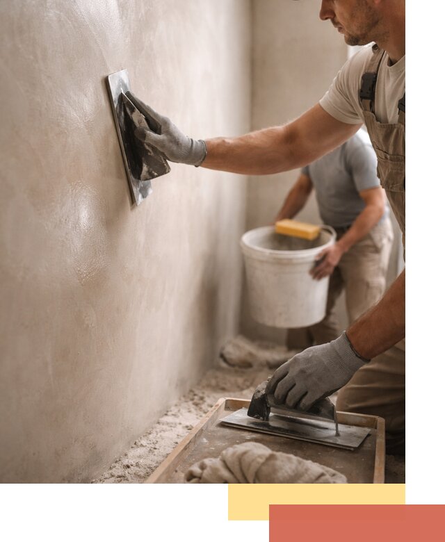 Нанесение марокканской штукатурки таделакт в Ленинске-Кузнецком