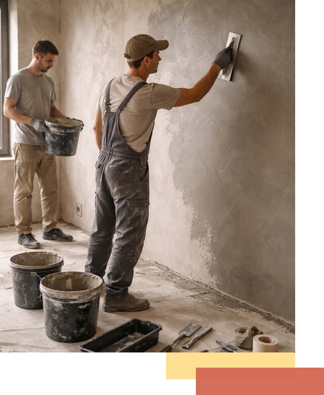 Нанесение микроцемента на стены в Ленинске-Кузнецком качественно и быстро