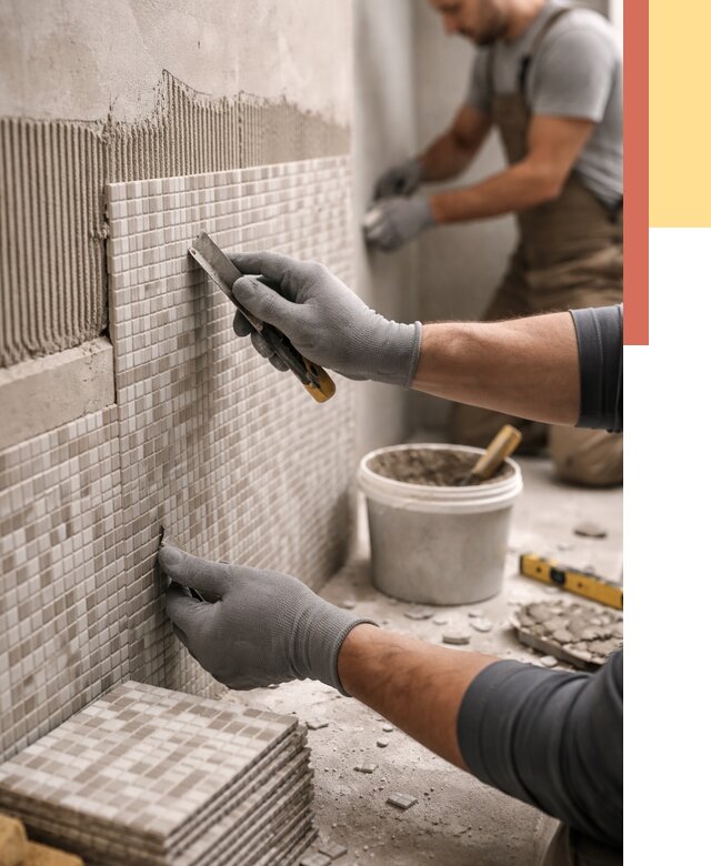 Облицовка стен мозаикой в Ленинске-Кузнецком от 3271 руб/м2 — укладка мозаики на стены | ОТДЕЛОЧНИК-Лнн