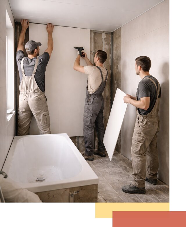 Отделка ванной панели ПВХ профессионально в Ленинске-Кузнецком