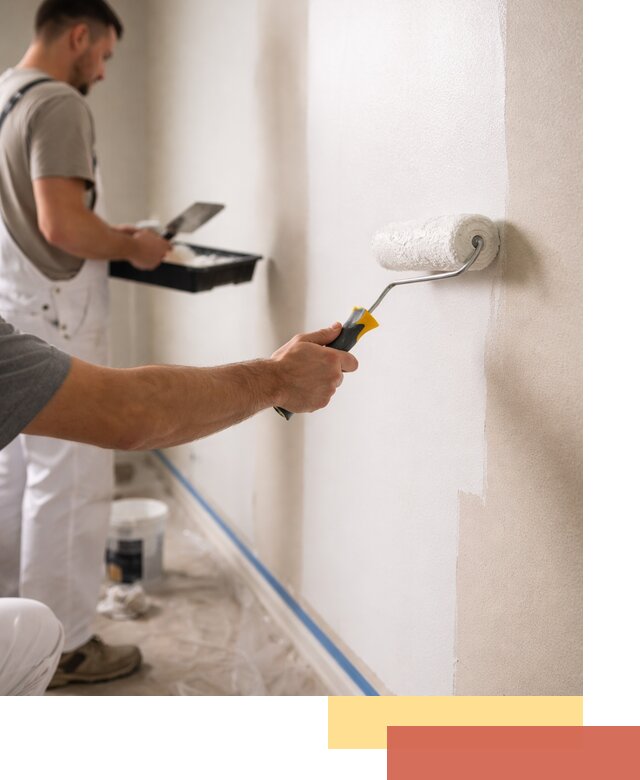 Покраска стен акриловой краской профессионально в Ленинске-Кузнецком