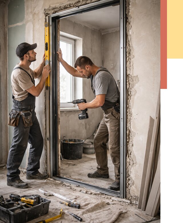 Закладка дверного проема в Ленинске-Кузнецком от 3577 руб. — быстро и недорого | ОТДЕЛОЧНИК-Лнн