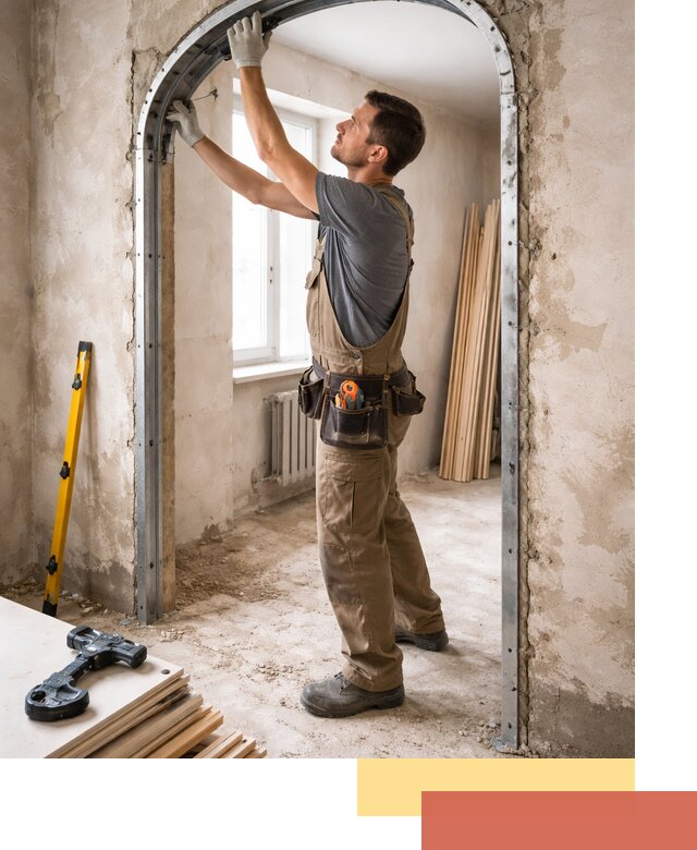 Устройство арочного проема в Ленинске-Кузнецком под ключ