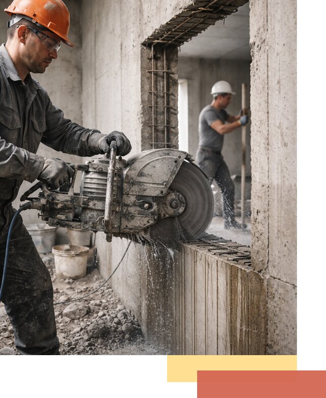 Алмазная резка проемов в Ленинске-Кузнецком быстро и точно