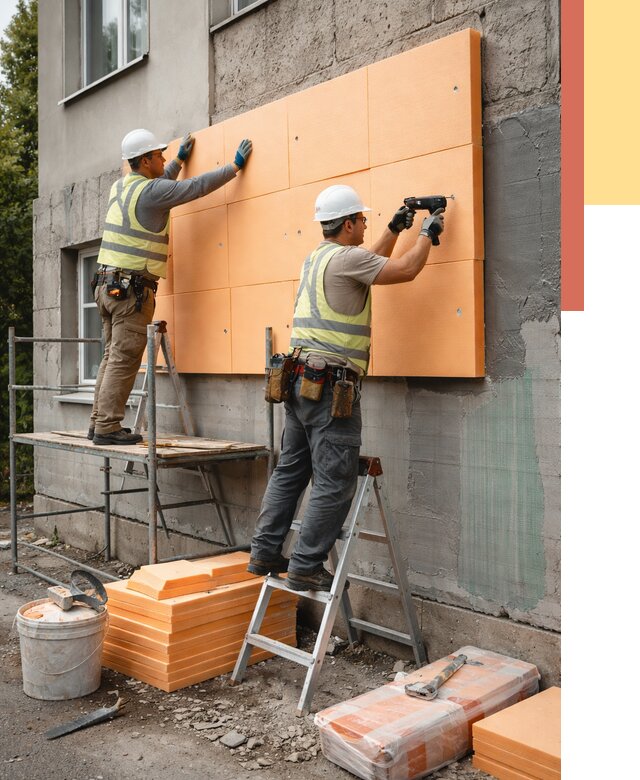 Утепление стен пеноплексом в Ленинске-Кузнецком от 1891 руб./м2 — быстро и недорого | ОТДЕЛОЧНИК-Лнн