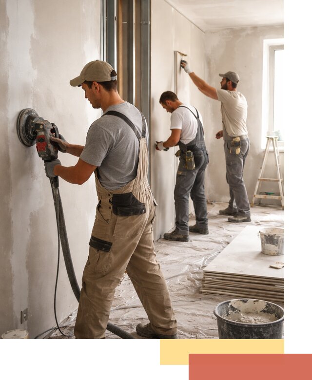 Профессиональная отделка стен в Ленинске-Кузнецком качественно и в срок