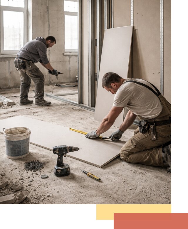 Кладка перегородок из ПГП под ключ в Ленинске-Кузнецком