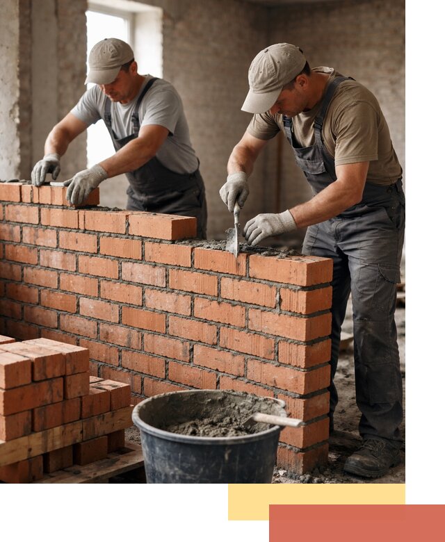 Кладка кирпичных перегородок под ключ в Ленинске-Кузнецком