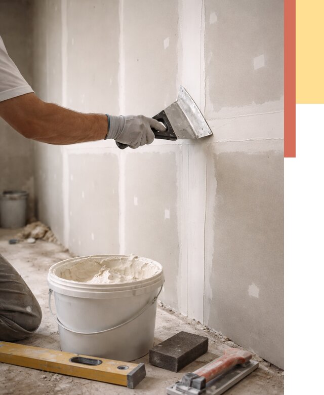 Шпаклевка перегородок из гипсокартона в Ленинске-Кузнецком от 2555 руб. — услуги ОТДЕЛОЧНИК-Лнн