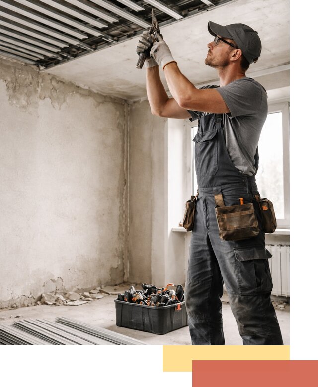 Демонтаж реечного потолка в Ленинске-Кузнецком быстро и аккуратно