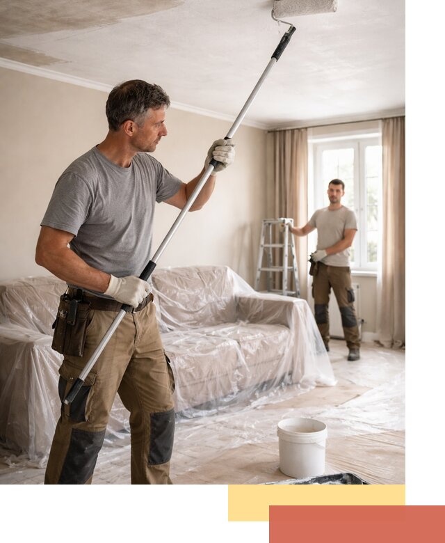 Грунтовка потолка в Ленинске-Кузнецком — подготовка под покраску и отделку