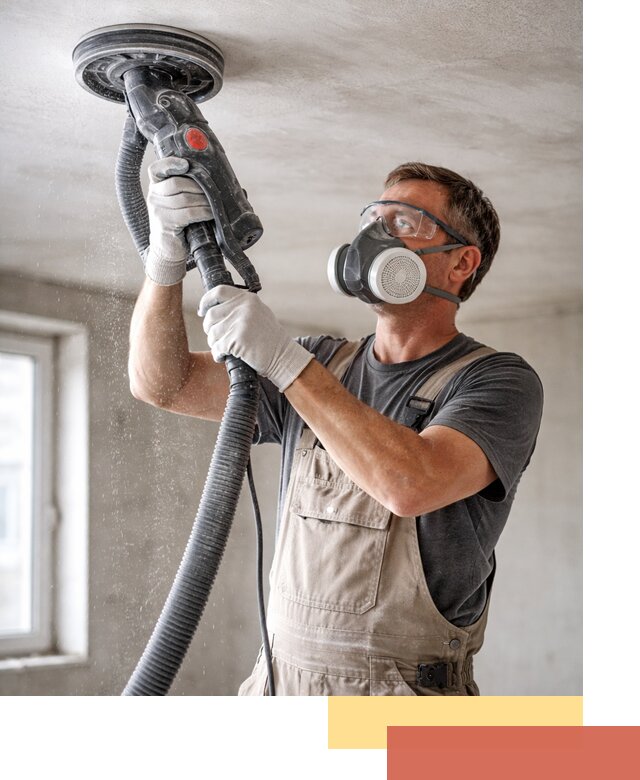 Шлифовка потолка в Ленинске-Кузнецком — качественная подготовка под отделку