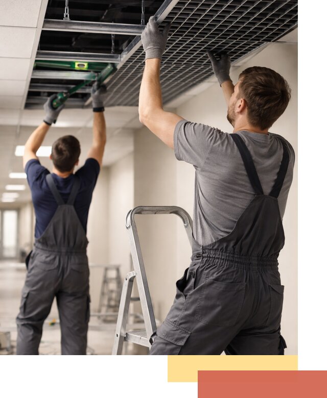 Монтаж потолка Грильято в Ленинске-Кузнецком: установка под ключ качественно