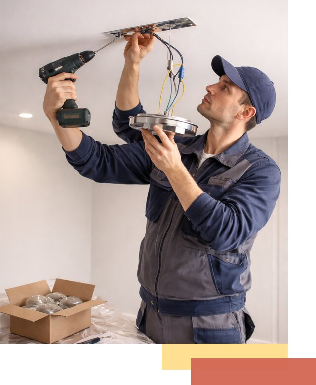 Установка люстры в натяжной потолок в Ленинске-Кузнецком