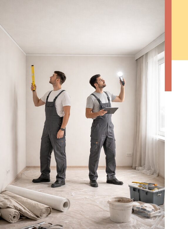 Отделка потолка в Ленинске-Кузнецком недорого от 767 руб/м2 | Услуги ОТДЕЛОЧНИК-Лнн