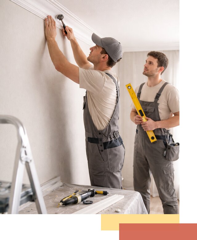 Монтаж потолочного плинтуса в Ленинске-Кузнецком качественно и быстро