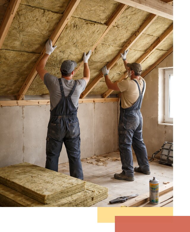 Утепление потолка минеральной ватой в Ленинске-Кузнецком